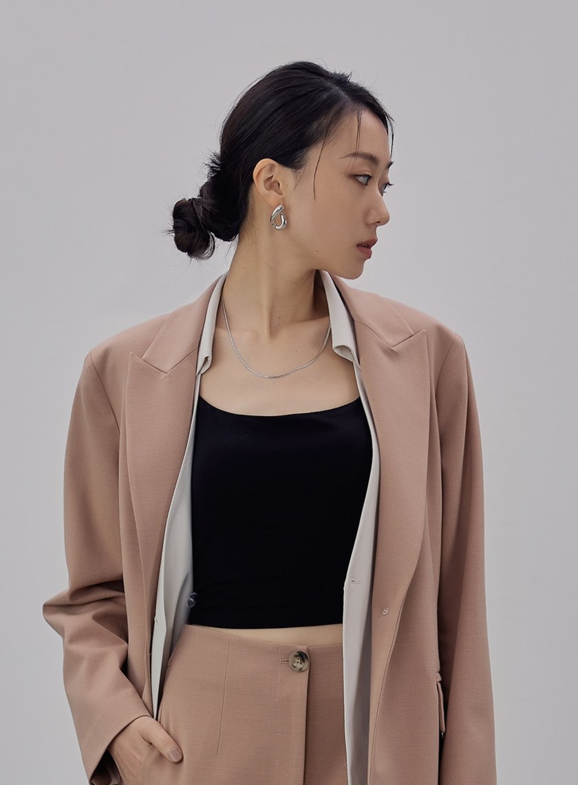 舒適U領美背發熱BRA背心上衣